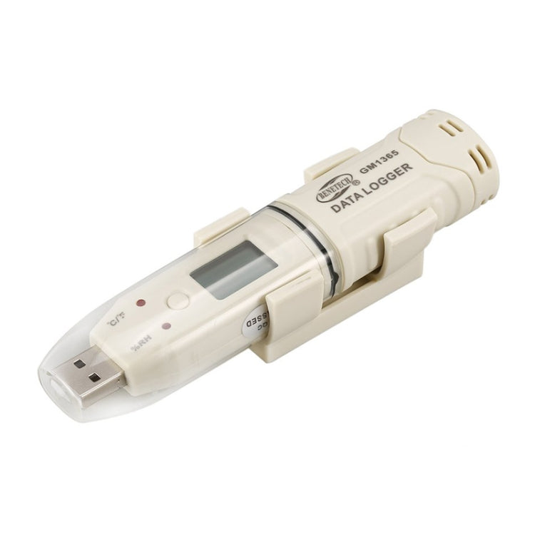 Registrador de datos digital de humedad y temperatura BENETECH GM1365, GM1365