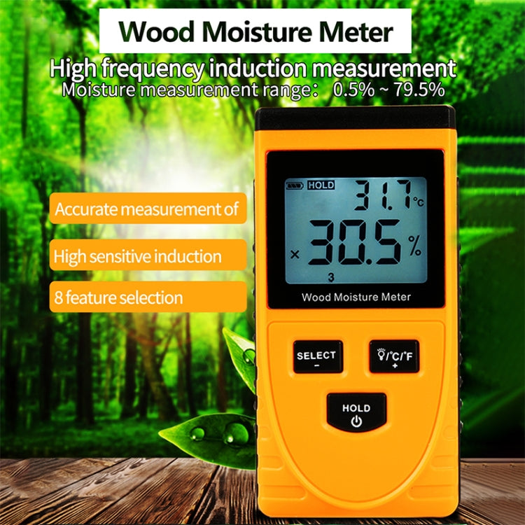 Medidor de humedad de madera digital GM630 con LCD