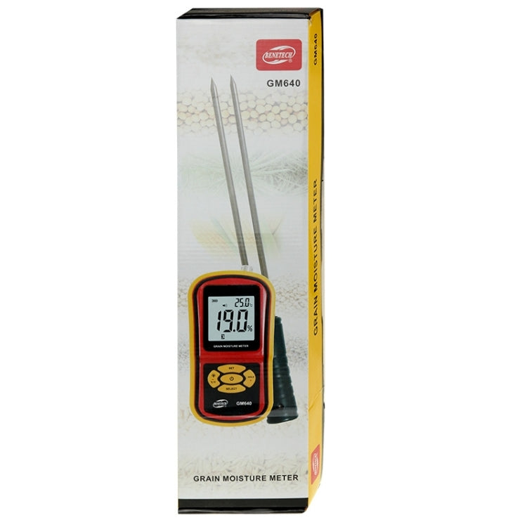 BENETECH GM640 Medidor de humedad de grano digital de alta calidad con pantalla LCD