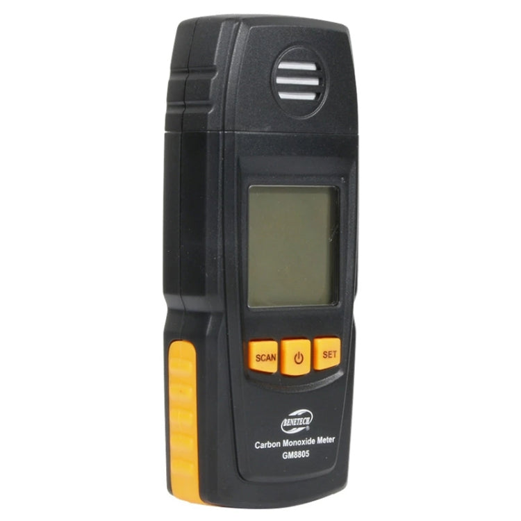 BENETECH GM8805 Pantalla LCD Probador de medidor detector de monitor de CO de monóxido de carbono portátil, rango de medida: 0-1000 ppm