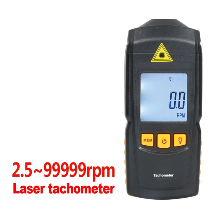 BENETECH GM8905 Tacómetro láser digital portátil, rango: 2,5-99999 RPM, GM8905