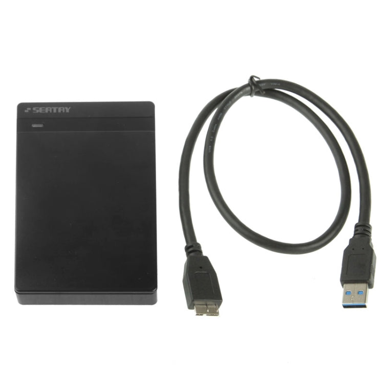 Caja externa SATA HDD/SSD de 2,5 pulgadas, sin herramientas, interfaz USB 3.0