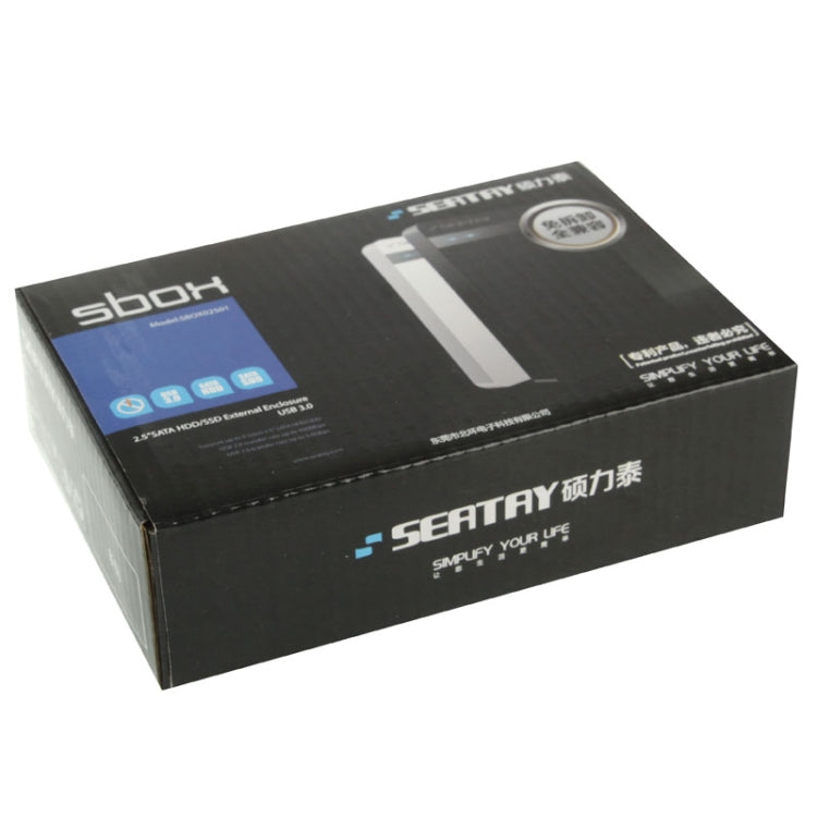 Caja externa SATA HDD/SSD de 2,5 pulgadas, sin herramientas, interfaz USB 3.0