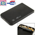 Caja externa SATA HDD de 2,5 pulgadas, tamaño: 126 mm x 75 mm x 13 mm, SATA (Black), SATA (Silver), SATA (Blue), SATA (Red)