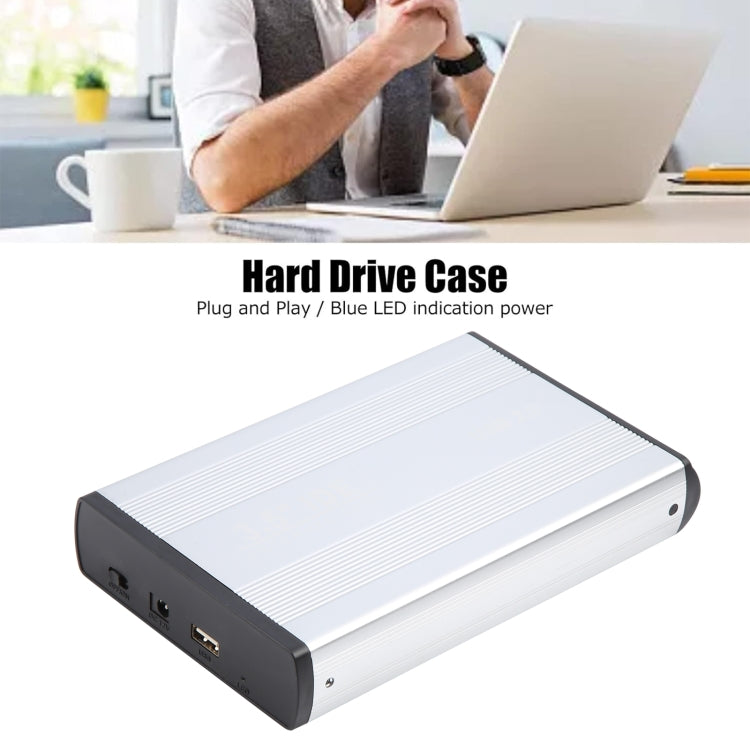 Caja externa HDD de 3,5 pulgadas, compatible con disco duro IDE, IDE (EU Plug), IDE (UK Plug)