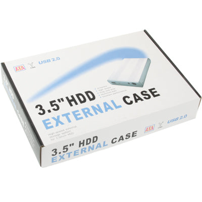 Caja externa HDD SATA e IDE de alta velocidad de 3,5 pulgadas, compatible con USB 2.0, SATA & IDE (USB 2.0)