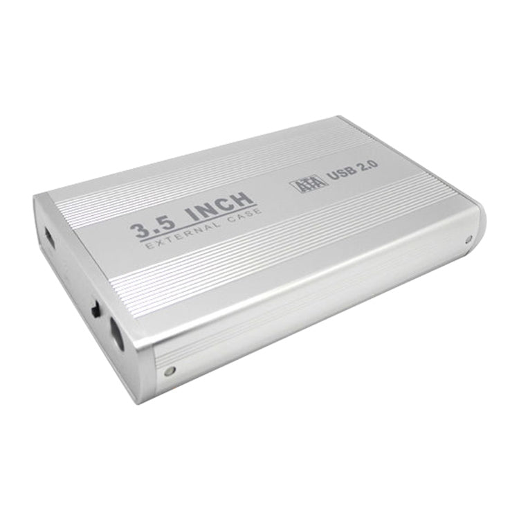 Caja externa HDD SATA de 3,5 pulgadas, compatible con USB 2.0, SATA With 2.0A Power, SATA With 1.5A Power