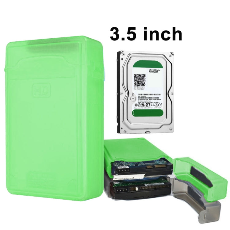 Caja de almacenamiento de plástico para disco duro HDD SATA IDE de 3,5 pulgadas