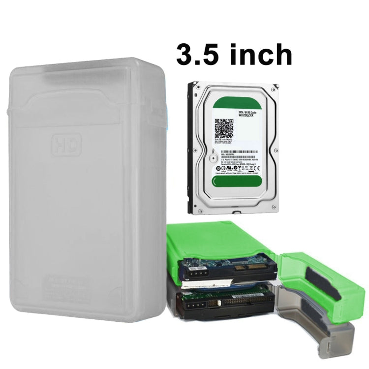 Caja de almacenamiento de plástico para disco duro HDD SATA IDE de 3,5 pulgadas