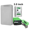 Caja de almacenamiento de plástico para disco duro HDD SATA IDE de 3,5 pulgadas