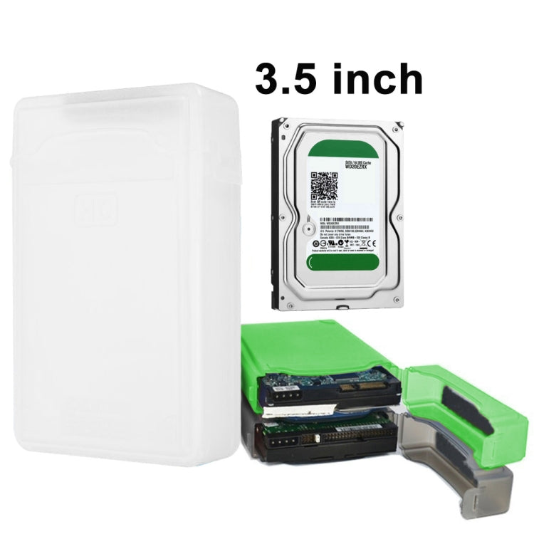 Caja de almacenamiento de plástico para disco duro HDD SATA IDE de 3,5 pulgadas