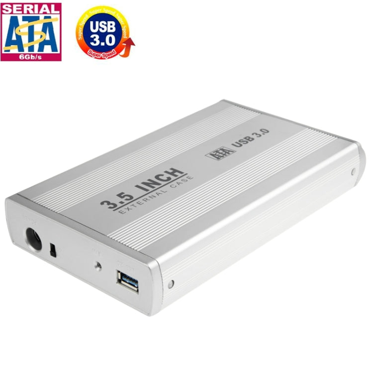 Caja externa HDD SATA de alta velocidad de 3,5 pulgadas, compatible con USB 3.0, SATA & IDE (USB 3.0)