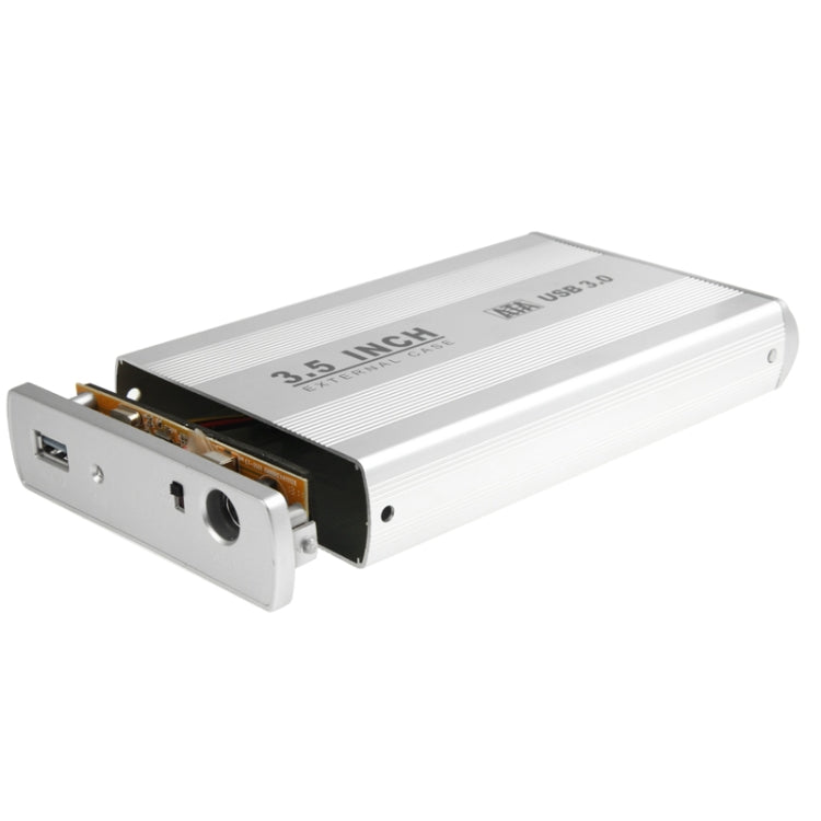 Caja externa HDD SATA de alta velocidad de 3,5 pulgadas, compatible con USB 3.0, SATA & IDE (USB 3.0)