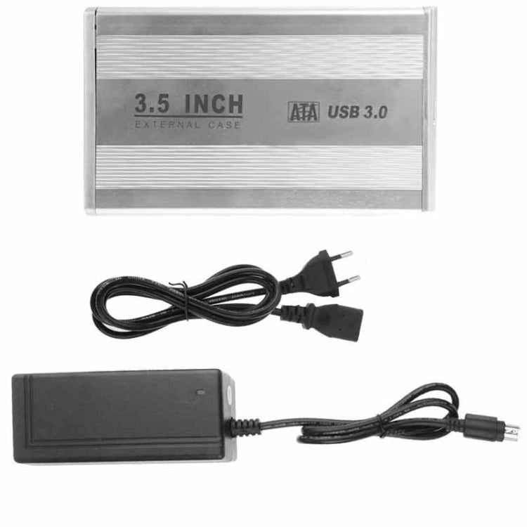 Caja externa HDD SATA de alta velocidad de 3,5 pulgadas, compatible con USB 3.0, SATA & IDE (USB 3.0)