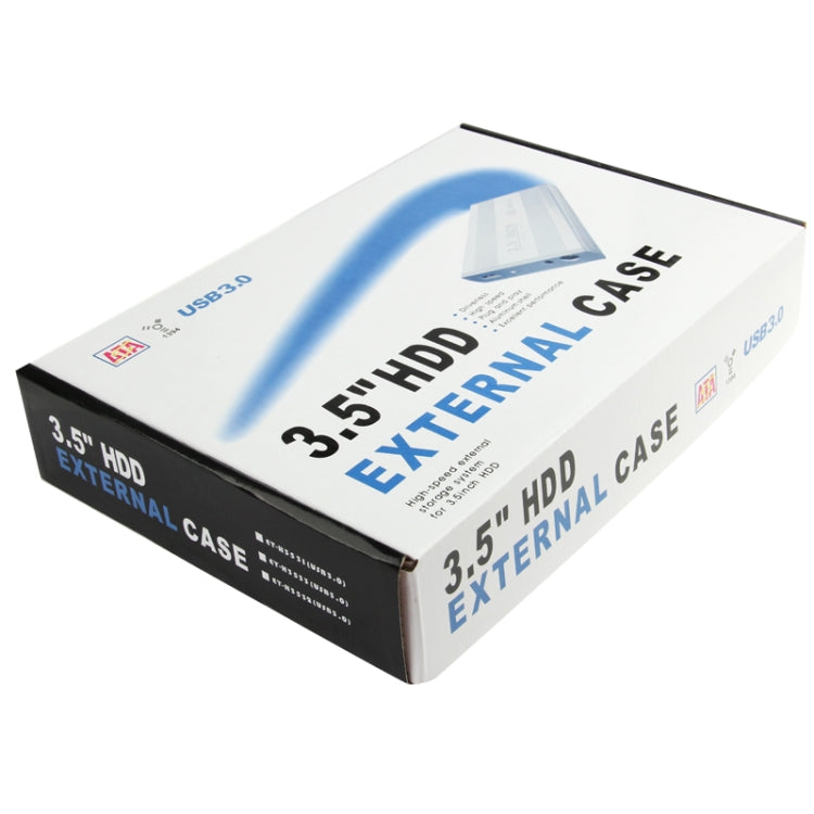 Caja externa HDD SATA de alta velocidad de 3,5 pulgadas, compatible con USB 3.0, SATA & IDE (USB 3.0)