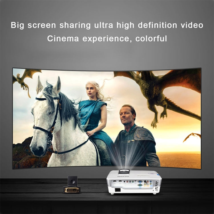 Adaptador macho HDMI de 24+1 pines chapado en oro con rotación de 360 grados a hembra HDMI de 19 pines, DVI 24+1Pin Male to HDMI Female