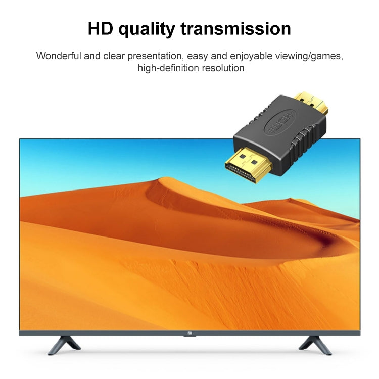 Varón chapado en oro del Pin de HDMI 19 al adaptador masculino del Pin de HDMI 19, ayuda Full HD 1080P, HDMI Male to Male