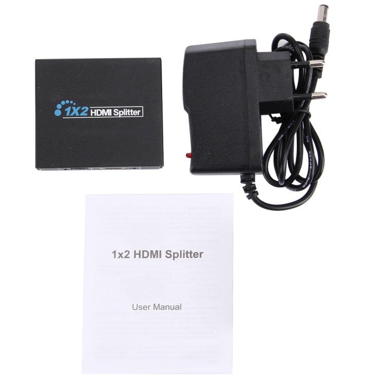 HDV-9812 Mini HD 1080P 1x2 HDMI V1.4 Divisor para HDTV / STB/ DVD / Proyector / DVR, HDMI V1.4