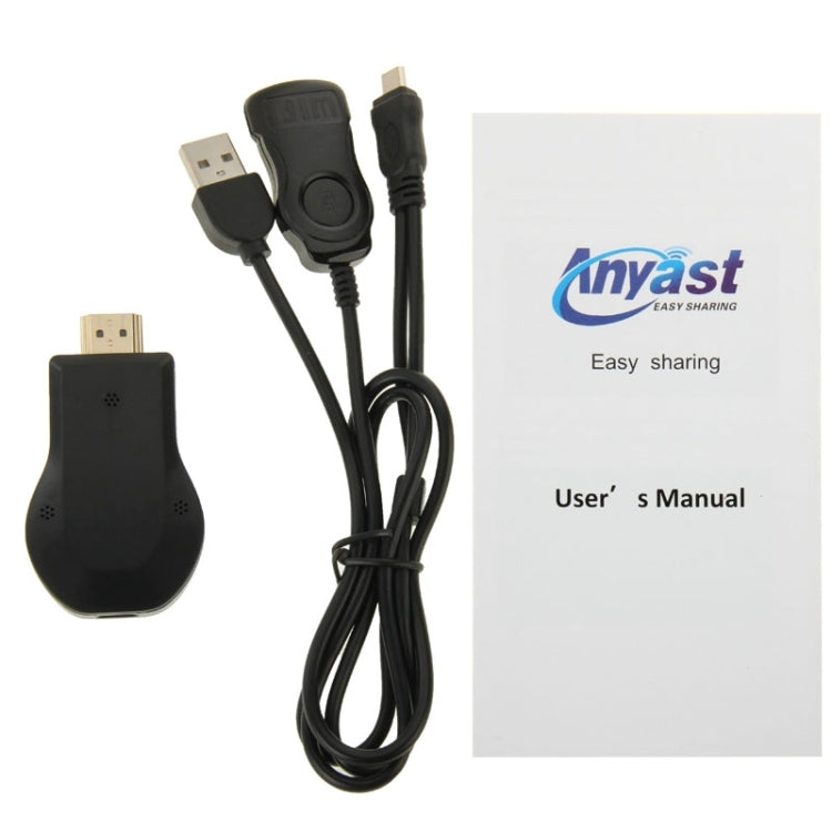Receptor de pantalla M2 PLUS WiFi HDMI Dongle, CPU: Cortex A9 1,2 GHz, compatible con Android/iOS, M2 PLUS