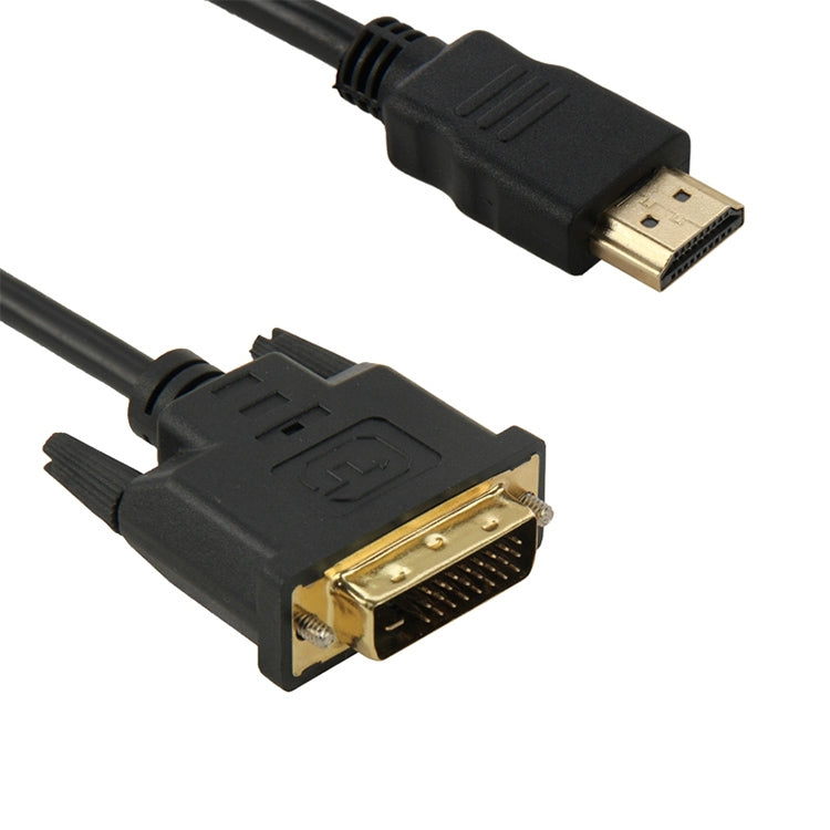 Cable adaptador HDMI (tipo A) macho a DVI de 24+1 pines macho de 1,8 m