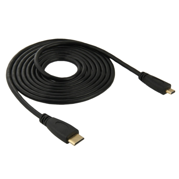 Cable adaptador Mini HDMI macho a Micro HDMI macho de 1,8 m, Mini HDMI Male, Length: 1.8m