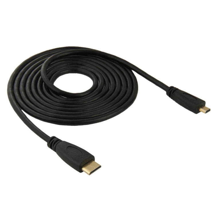 Cable adaptador Mini HDMI macho a Micro HDMI macho de 1,8 m, Mini HDMI Male, Length: 1.8m