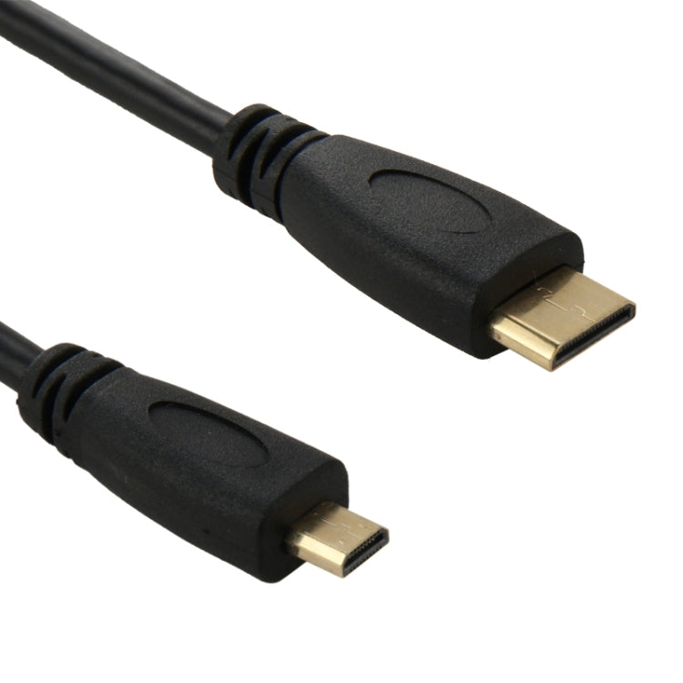 Cable adaptador Mini HDMI macho a Micro HDMI macho de 1,8 m, Mini HDMI Male, Length: 1.8m