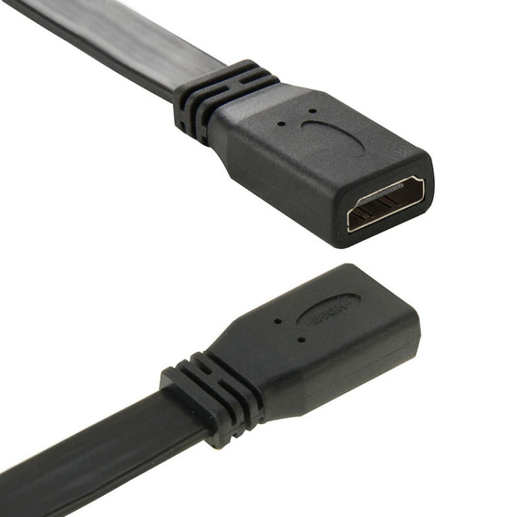 Cable adaptador de conector hembra de 30cm de alta velocidad V1.4 HDMI de 19 pines hembra a HDMI de 19 pines, HDMI AF to AF