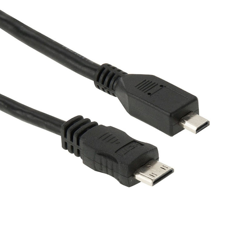 Cable adaptador Mini HDMI macho a Micro HDMI macho de 30 cm, Micro HDMI Male, Length: 30cm
