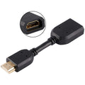 Cable adaptador de conector HDMI de 19 pines macho a HDMI de 19 pines hembra (AM-AF) de 10 cm, HDMI AM to AF