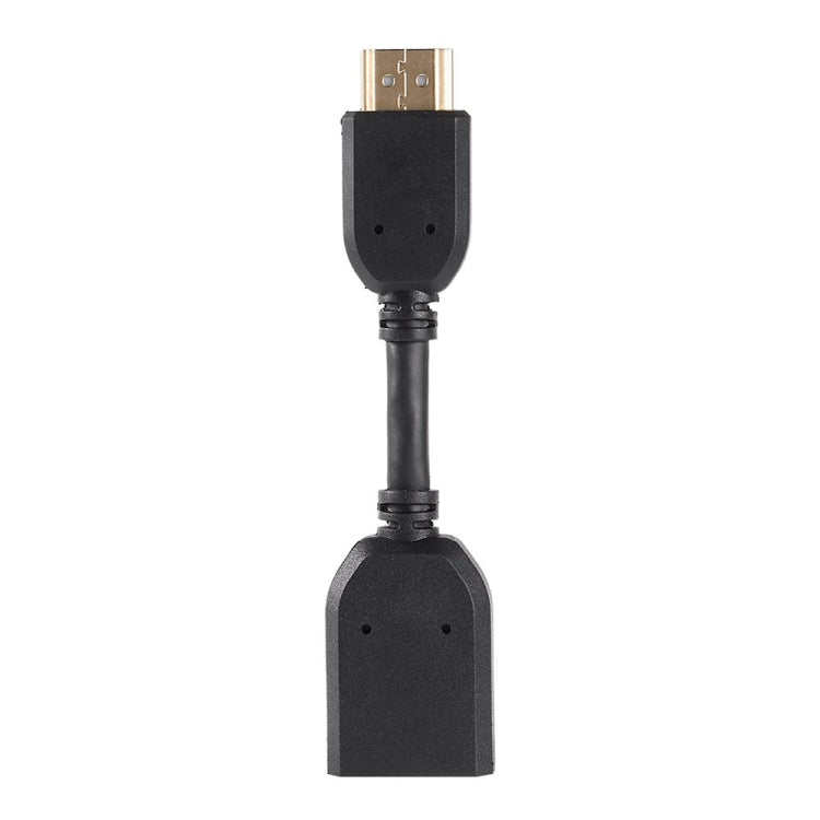 Cable adaptador de conector HDMI de 19 pines macho a HDMI de 19 pines hembra (AM-AF) de 10 cm, HDMI AM to AF
