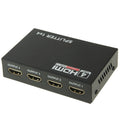 Mini divisor de HD 1080P 1x4 HDMI V1.4 para HDTV/STB/DVD/proyector/DVR, 1x4 HDMI (Mini)