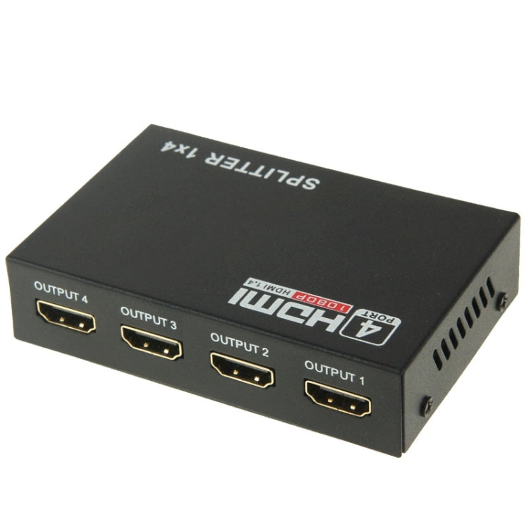 Mini divisor de HD 1080P 1x4 HDMI V1.4 para HDTV/STB/DVD/proyector/DVR, 1x4 HDMI (Mini)