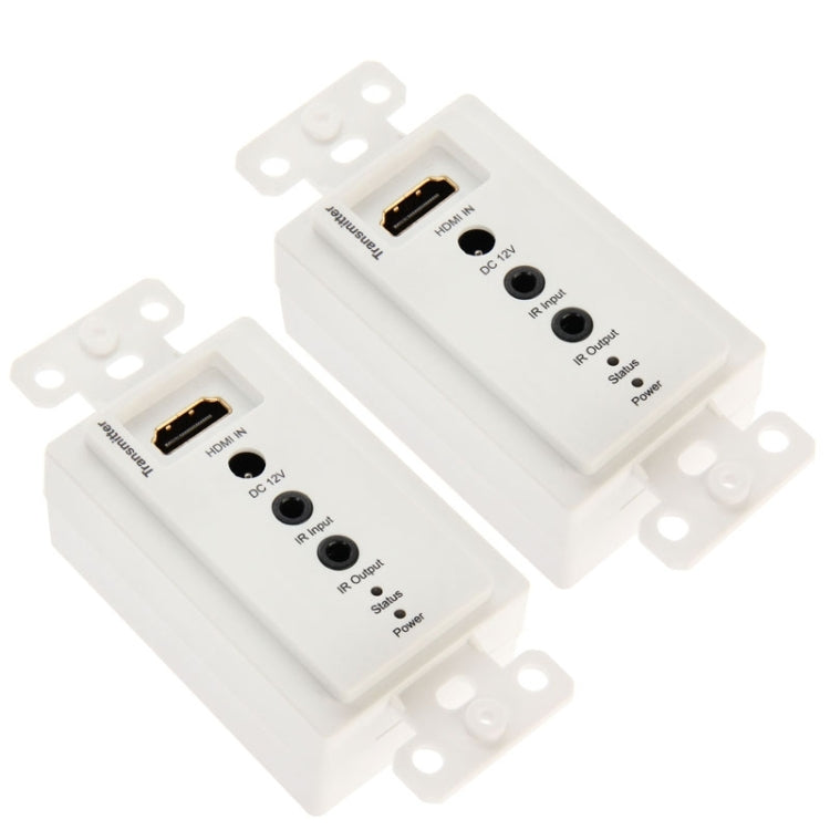 Extensor de placa de pared HDMI único Cat5e / 6 de 50 metros (enchufe UE)