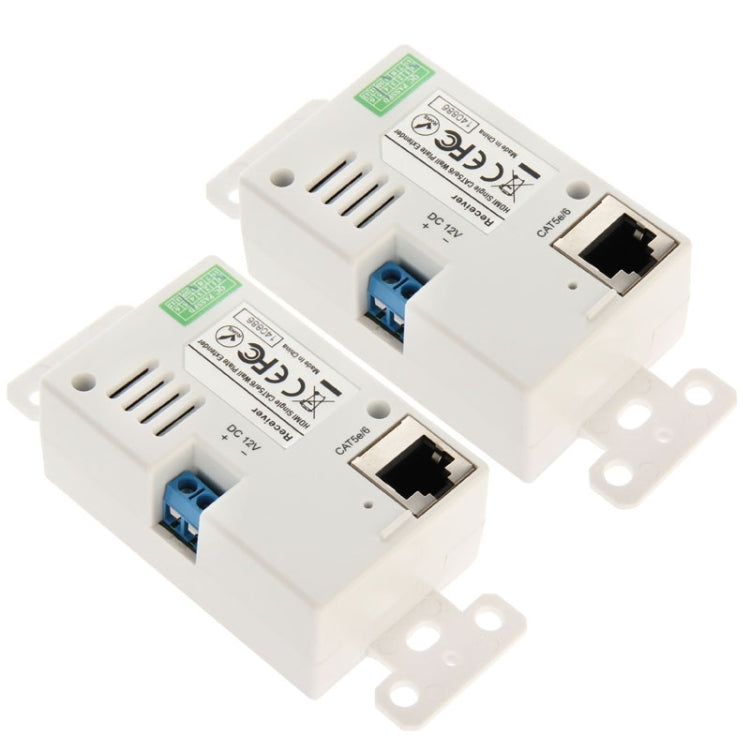 Extensor de placa de pared HDMI único Cat5e / 6 de 50 metros (enchufe UE)