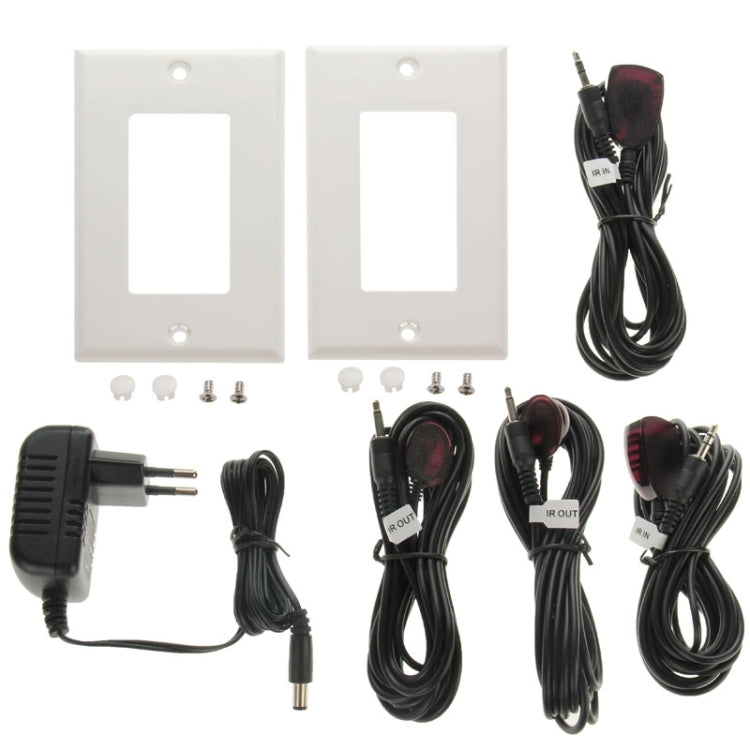 Extensor de placa de pared HDMI único Cat5e / 6 de 50 metros (enchufe UE)