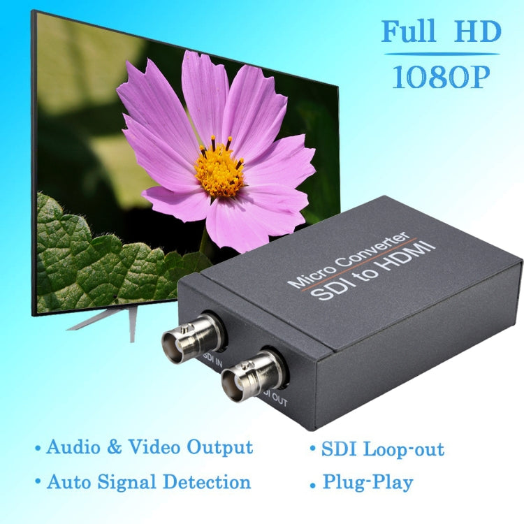 NK-M008 Convertidor 3G/SDI a HDMI Full HD, Double 3G-SDI to HDMI