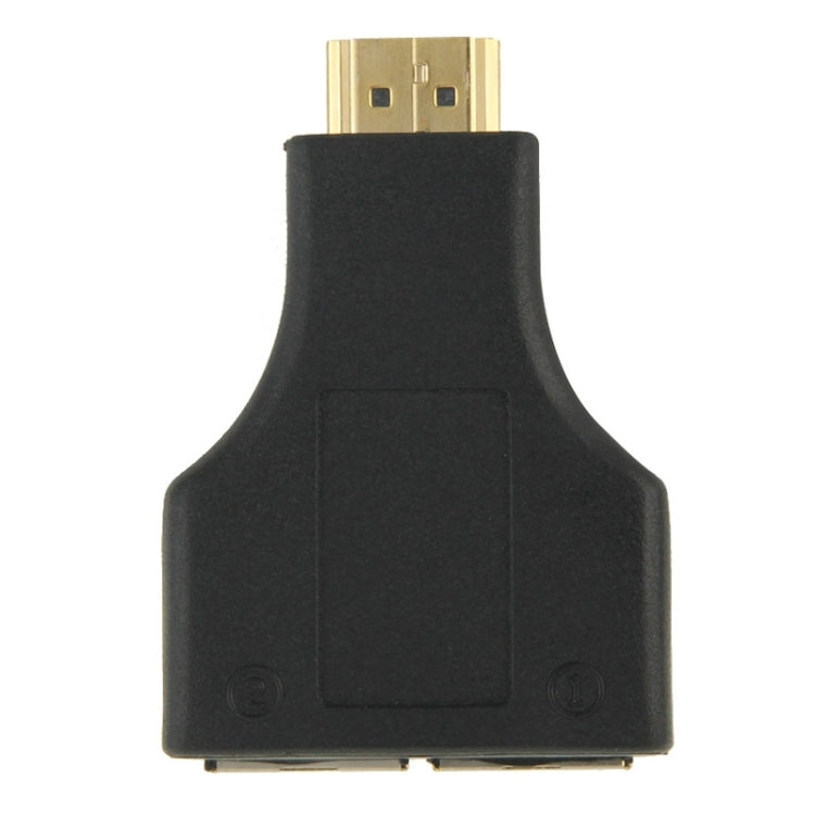 Extensor de cable de red HDMI a RJ45 de doble puerto de 30 m por Cat 5e/6 3D HDTV Up, Dual RJ45 Black