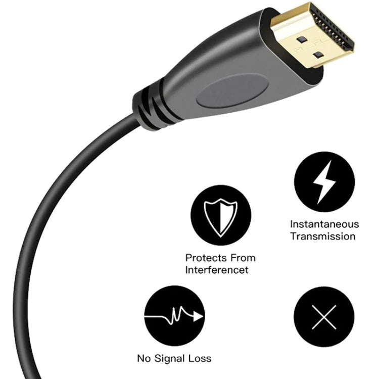 Versión 1.4, cable en espiral HDMI macho de 19 pines chapado en oro a HDMI macho, compatible con 3D/Ethernet, longitud: 60 cm (se puede extender hasta 2 m), HDMI AM to AM