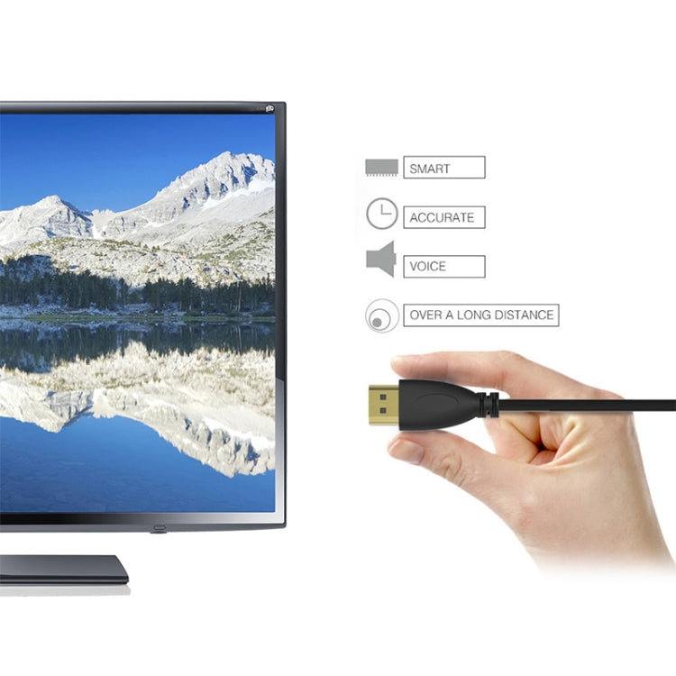 Versión 1.4, cable en espiral Micro HDMI macho a HDMI macho chapado en oro, compatible con 3D/Ethernet, longitud: 60 cm (se puede extender hasta 2 m), Micro HDMI AM to HDMI AM