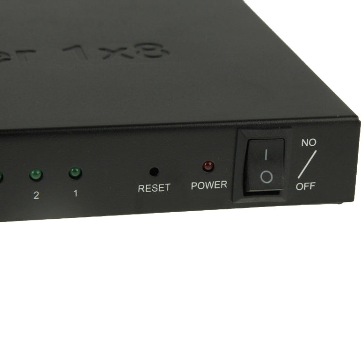 V1.4 divisor lleno del amplificador de HD 1080P 1 x 8 HDMI, ayuda 3D, 1x8 HDMI, Support 3D