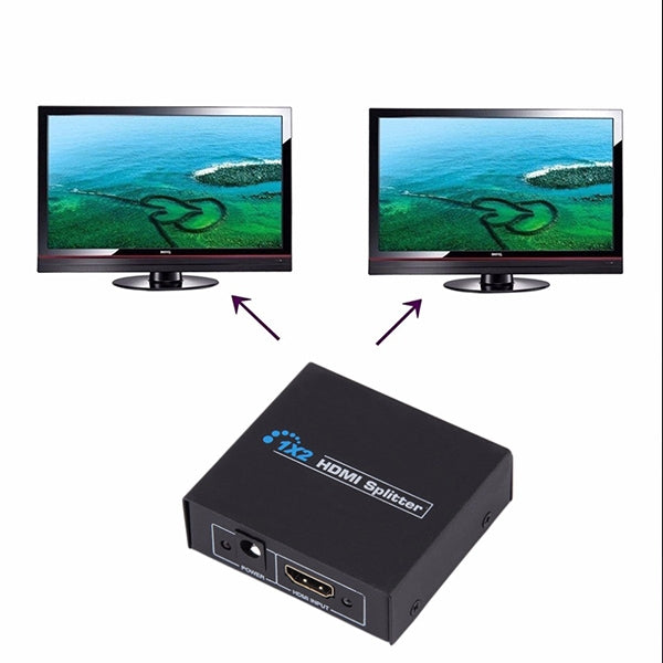 Mini divisor del amplificador de V1.4 1x2 HDMI, ayuda 3D y HD lleno 1080P, V1.4
