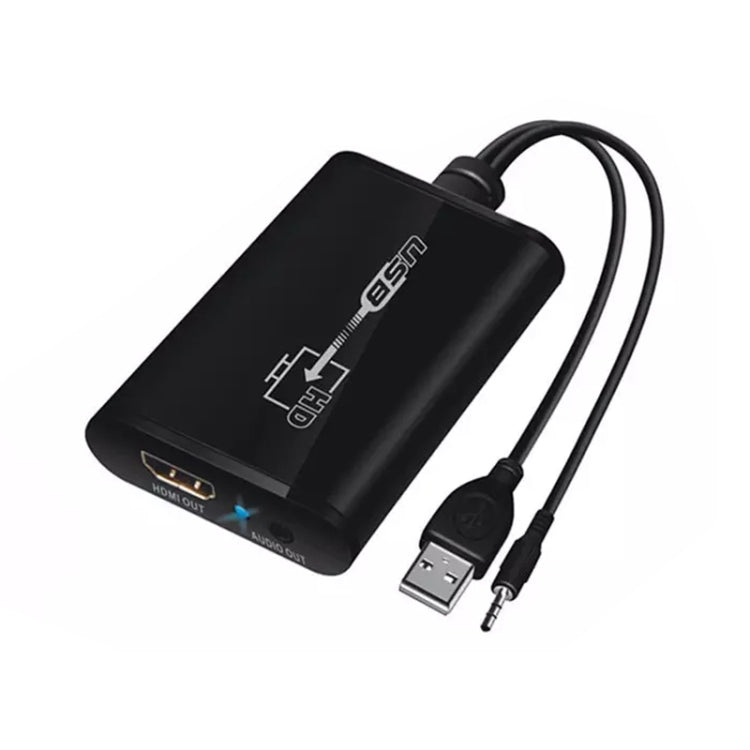 Convertidor líder de vídeo USB 3.0 a HDMI HD para HDTV, compatible con Full HD 1080P, USB 3.0