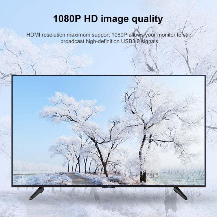 Convertidor líder de vídeo USB 3.0 a HDMI HD para HDTV, compatible con Full HD 1080P, USB 3.0