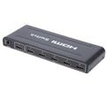 Conmutador HDMI Full HD 1080P de 5 puertos con control remoto e indicador LED, With LED Indicator