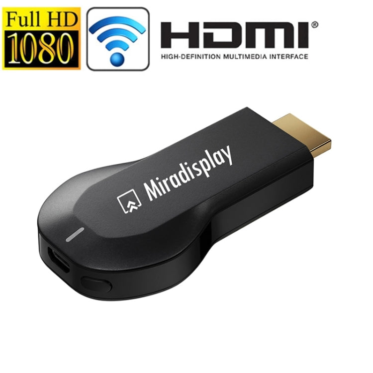 Miradisplay WiFi HDMI Display Dongle / Miracast Airplay DLNA Display Receptor Dongle