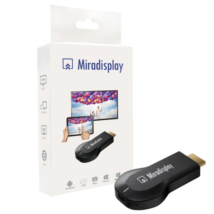 Miradisplay WiFi HDMI Display Dongle / Miracast Airplay DLNA Display Receptor Dongle