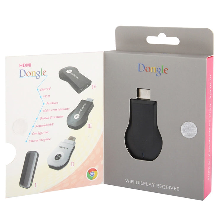 M2 Android 1080P Ezcast HDMI Dongle / HDMI AirPlay DLNA WIFI Displayer Receptor para dispositivos Android OS / iOS / MAC OS / Windows, admite compartir en línea con la pantalla de TV WIFI