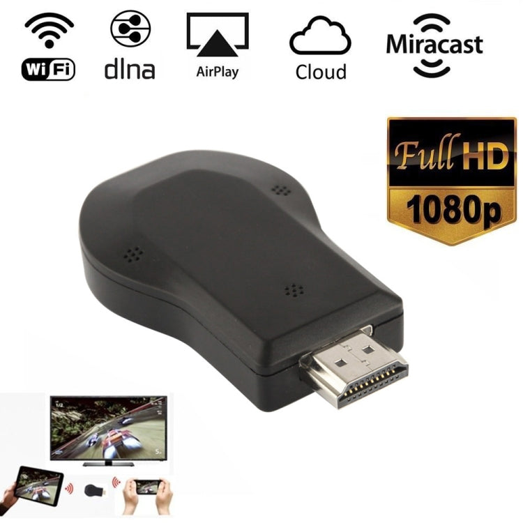 M2 Android 1080P Ezcast HDMI Dongle / HDMI AirPlay DLNA WIFI Displayer Receptor para dispositivos Android OS / iOS / MAC OS / Windows, admite compartir en línea con la pantalla de TV WIFI