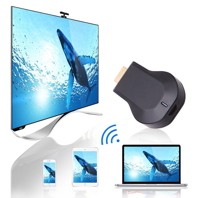 M2 Android 1080P Ezcast HDMI Dongle / HDMI AirPlay DLNA WIFI Displayer Receptor para dispositivos Android OS / iOS / MAC OS / Windows, admite compartir en línea con la pantalla de TV WIFI